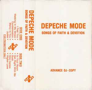 Depeche Mode - Songs Of Faith And Devotion - Rare USA Promotional Cassette