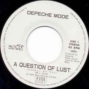 Depeche Mode - A Question Of Lust - VERY Rare Japanese 7" Single