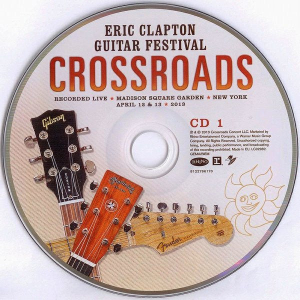 Eric Clapton Guitar Festival - Crossroads Live  2013  2xCD Set