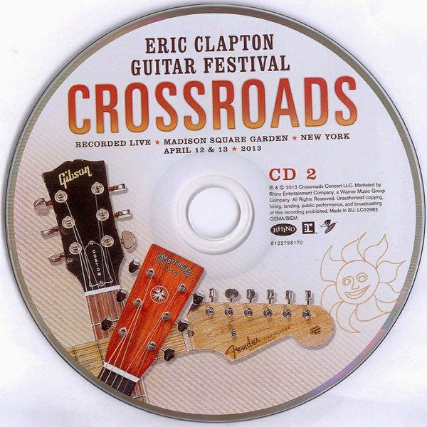 Eric Clapton Guitar Festival - Crossroads Live  2013  2xCD Set