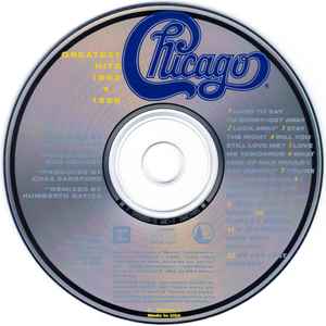 Chicago - Greatest Hits  1982 - 1989   U.S. CD LP