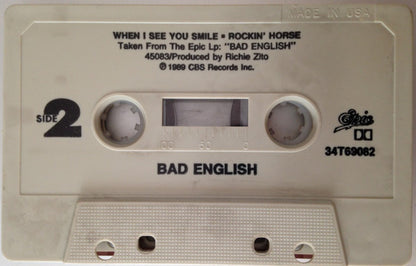 Bad English - When I see You Smile     U.S. Cassette Single