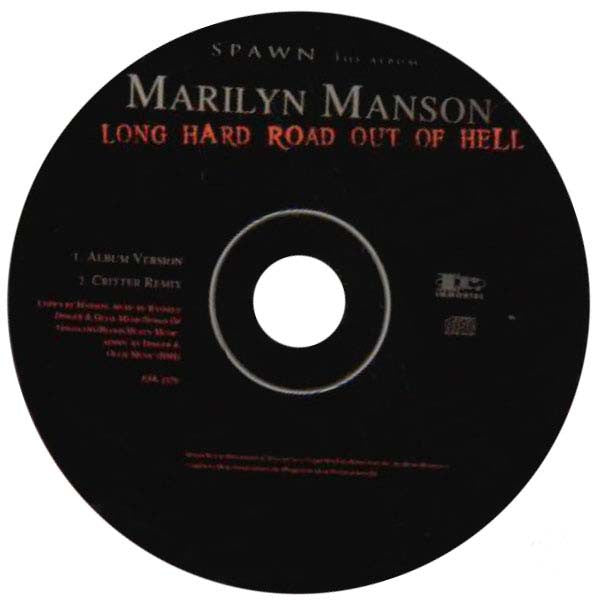 Marilyn Manson - Long Hard Road Out Of Hell - Promotional Only CD Single