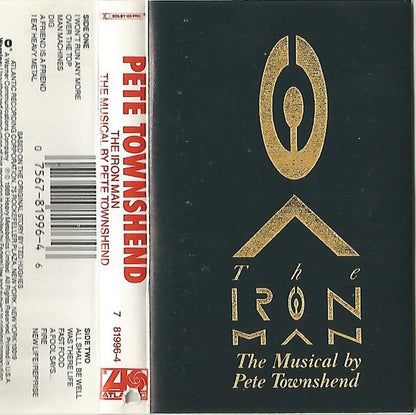 Pete Townsend - The Iron Man   U.S.  Cassette LP