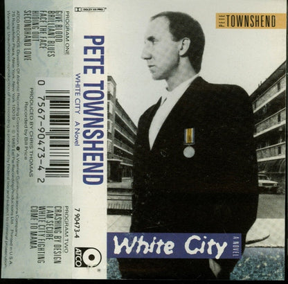 Pete Townshend - White City A Novel   U.S. Cassette LP