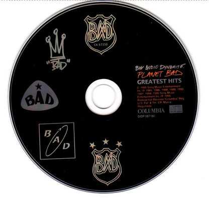 Big Audio Dynamite - Planet Bad / Greatest Hits    U.S. CD LP