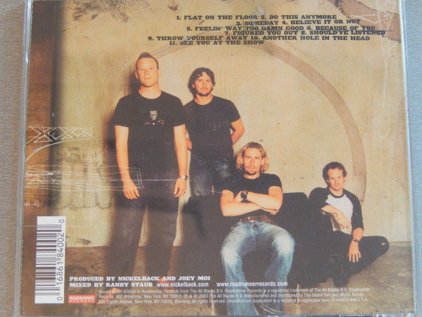 Nickelback - The Long Road - U.S. CD LP - NEW / Factory Sealed