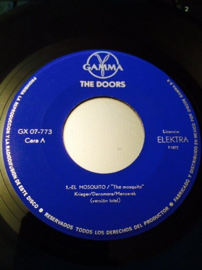 The Doors - El Mosquito     RARE 3-Track Mexican EP