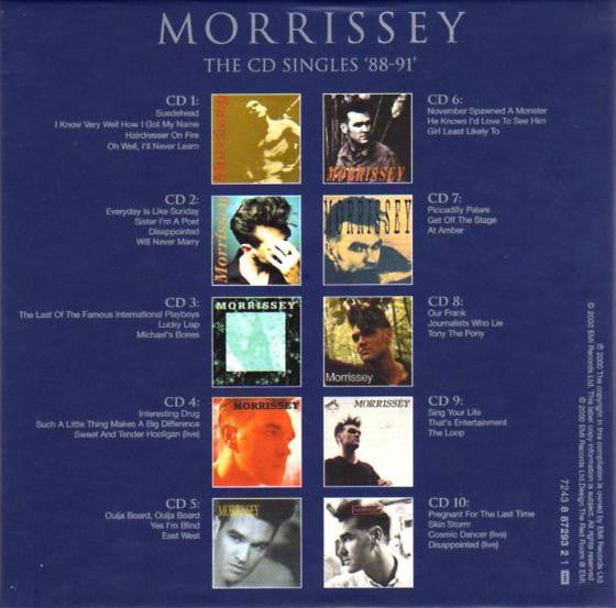 Morrissey - The CD Singles '88-'91 - UK First 10 CD Singles Box Set