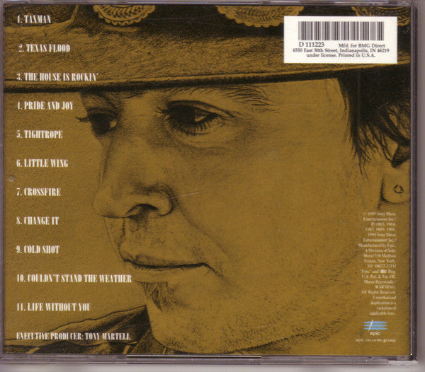 Stevie Ray Vaughan And Double Trouble - Greatest Hits  U.S. CD LP BMG Record Club Edition