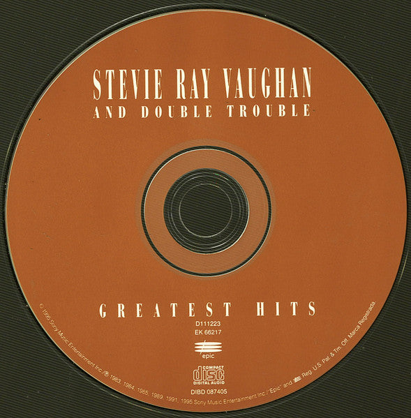 Stevie Ray Vaughan And Double Trouble - Greatest Hits  U.S. CD LP BMG Record Club Edition