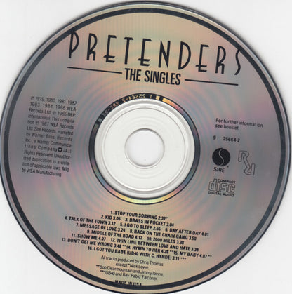 The Pretenders - The Singles     U.S. CD LP