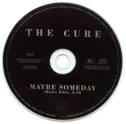 The Cure - Maybe Someday - RARE Spanish Promotion Only CD