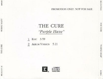 THE CURE - Purple Haze  RARE 2-Track Promo ONLY CD Single