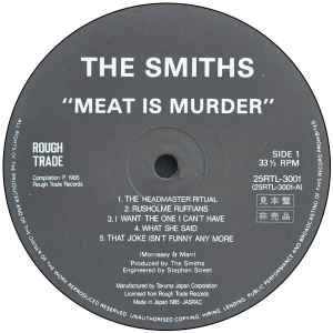 THE SMITHS - Meat Is Murder - RARE Japanese Issue LP