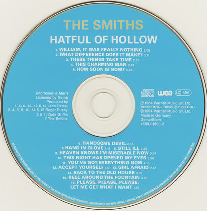 The Smiths - Hatful Of Hollow - European Import CD