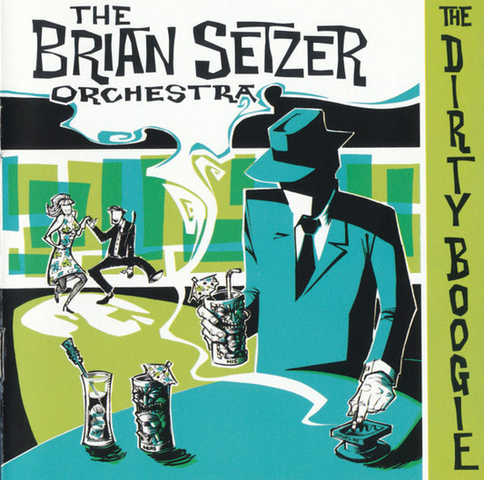 The Brian Setzer Orchestra - The Dirty Boogie  U.S. CD LP Record Club Issue