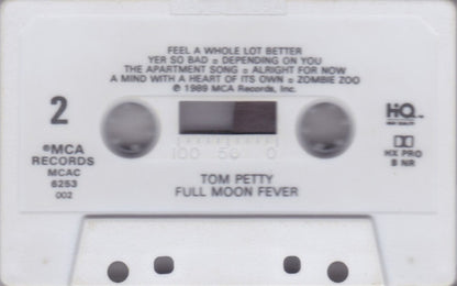 Tom Petty - Full Moon Fever   U.S. cassette LP