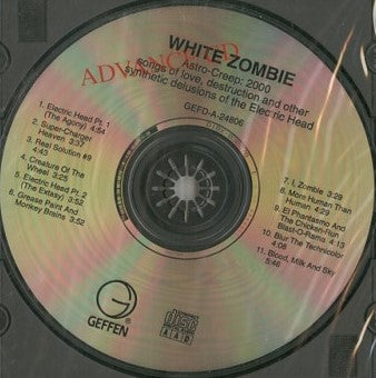 White Zombie - Astro-Creep 2000 - Promotional Only CD LP