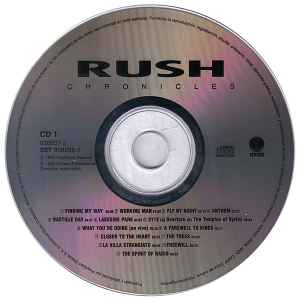 RUSH - Chronicles - 2xCD - 28-Tracks - Greatest Hits - Argentina Pressing