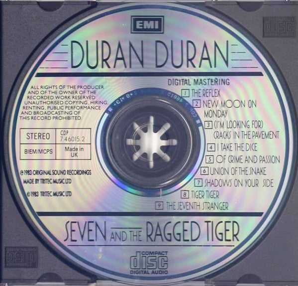 Duran Duran - Seven & The Ragged Tiger - U.K. Import CD LP