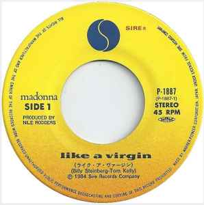 Madonna - Like A Virgin   Japanese Import 7 " Single