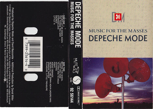 Depeche Mode - Music For The Masses - CANADIAN Import Cassette