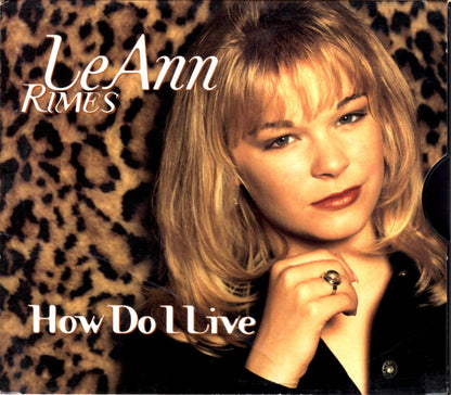 Lee Ann Rimes - How Do I Live      2 Version   Cd Single      RARE "Slide Pack"