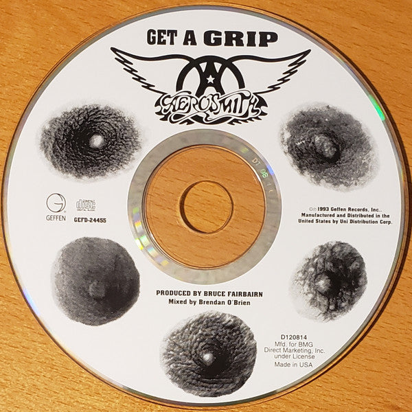 Aerosmith - Get A Grip  U.S. CD LP       BMG Record Club Issue