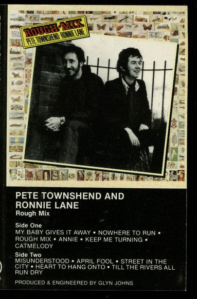 Pete Townshend / Ronnie Lane - Rough Mix    U.S. Cassette LP
