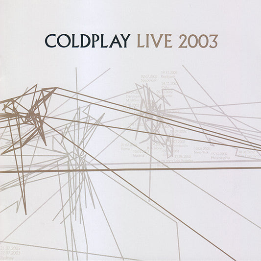 Coldplay - Live 2003  U.S. CD/DVD 2-Disc Set  BMG Record Club Issue