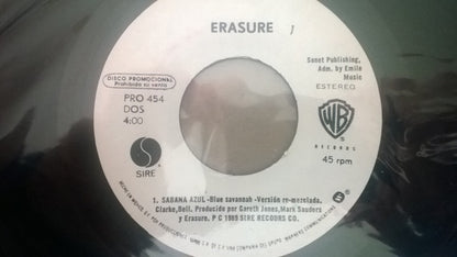 ERASURE - Blue Savannah  RARE Promotional Mexican 7" Single