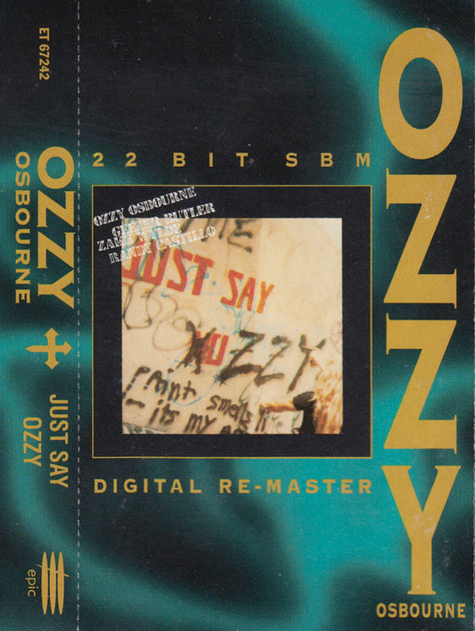 Ozzy Osbourne - Just Say Ozzy  U.S. 6-Cut Cassette EP