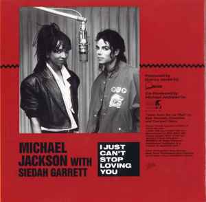 Michael Jackson - I Just Can't Stop Loving You   Japanese Import 7" Single