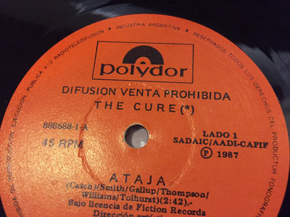 The CURE - Catch  VERY Rare Argentina Promotional 12" Single