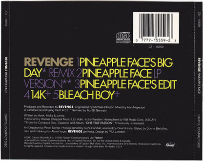 Revenge - Pineapple Face      U.S. 6-Track CD Single