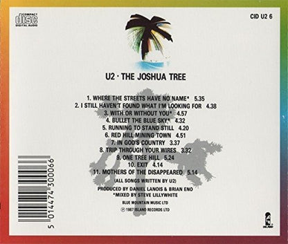 U2 - The Joshua Tree    Hand Signed U.S. CD   All Four Members