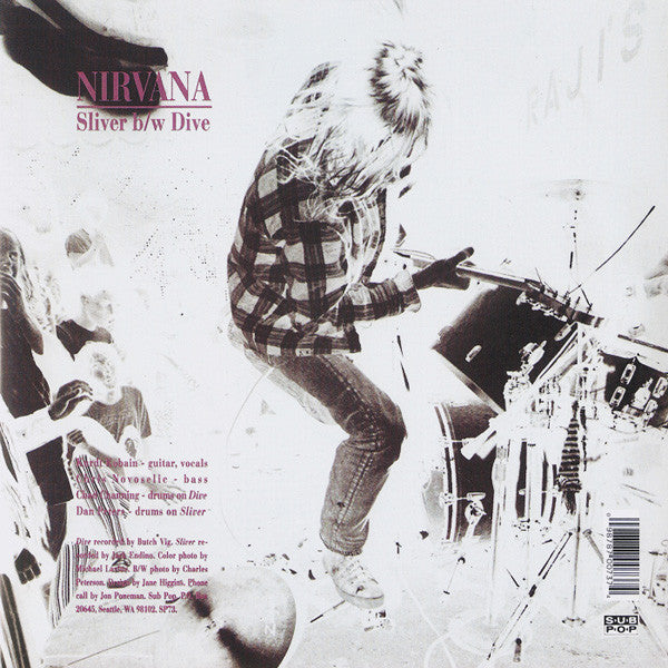 NIRVANA - Sliver / Dive     U.S. 7" Single       Re-Issue   Sub Pop