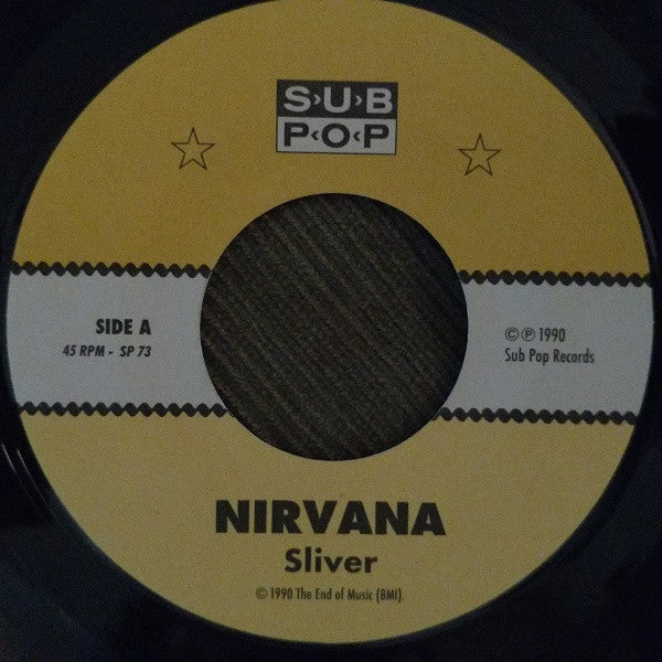 NIRVANA - Sliver / Dive     U.S. 7" Single       Re-Issue   Sub Pop