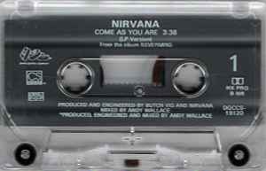 Nirvana - Come As You Are   U.S. Cassette Single