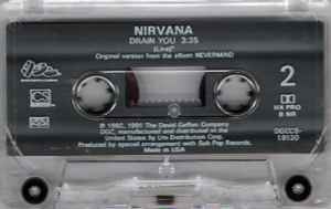 Nirvana - Come As You Are   U.S. Cassette Single