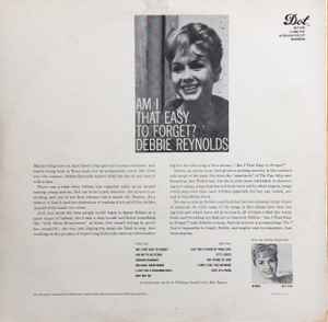 Debbie Reynolds - Am I That Easy To Forget?  12" LP W/Inner