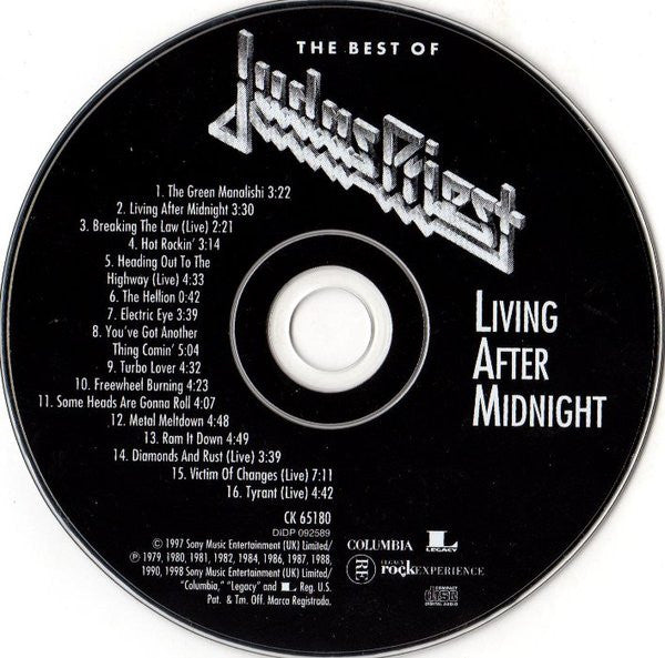 Judas Priest - Living After Midnight / The Best Of        U.S. CD LP