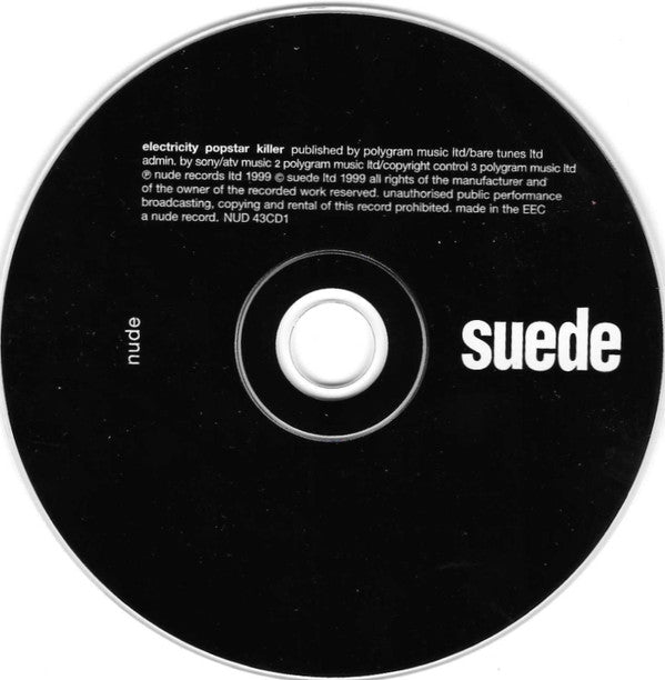 Suede - Electricity   U.K.  3-Track CD Singe