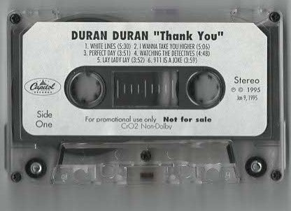 DURAN DURAN - Thank You - VERY RARE Promotional Cassette