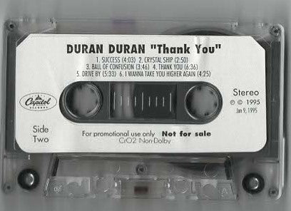 DURAN DURAN - Thank You - VERY RARE Promotional Cassette