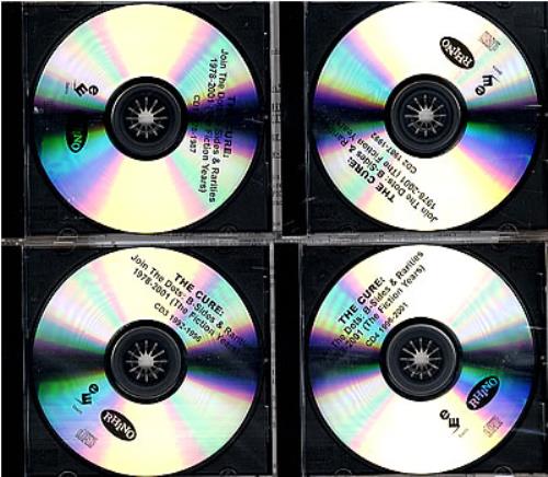 The Cure - Join The Dots   VERY Rare U.S. Promo 4 x CD Set