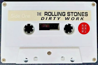 The Rolling Stones - Dirty Work   RARE Japanese Promotional Only Cassette