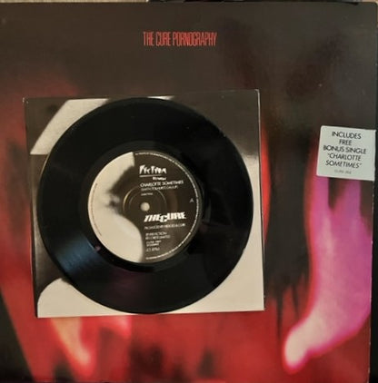 The Cure - Pornography   RARE Australia Limited Edition With Free Charlotte 7" Single