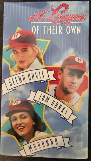 A League Of Their Own  - VHS Videocassette  Factory Sealed  Geena Davis Tom Hanks Madonna